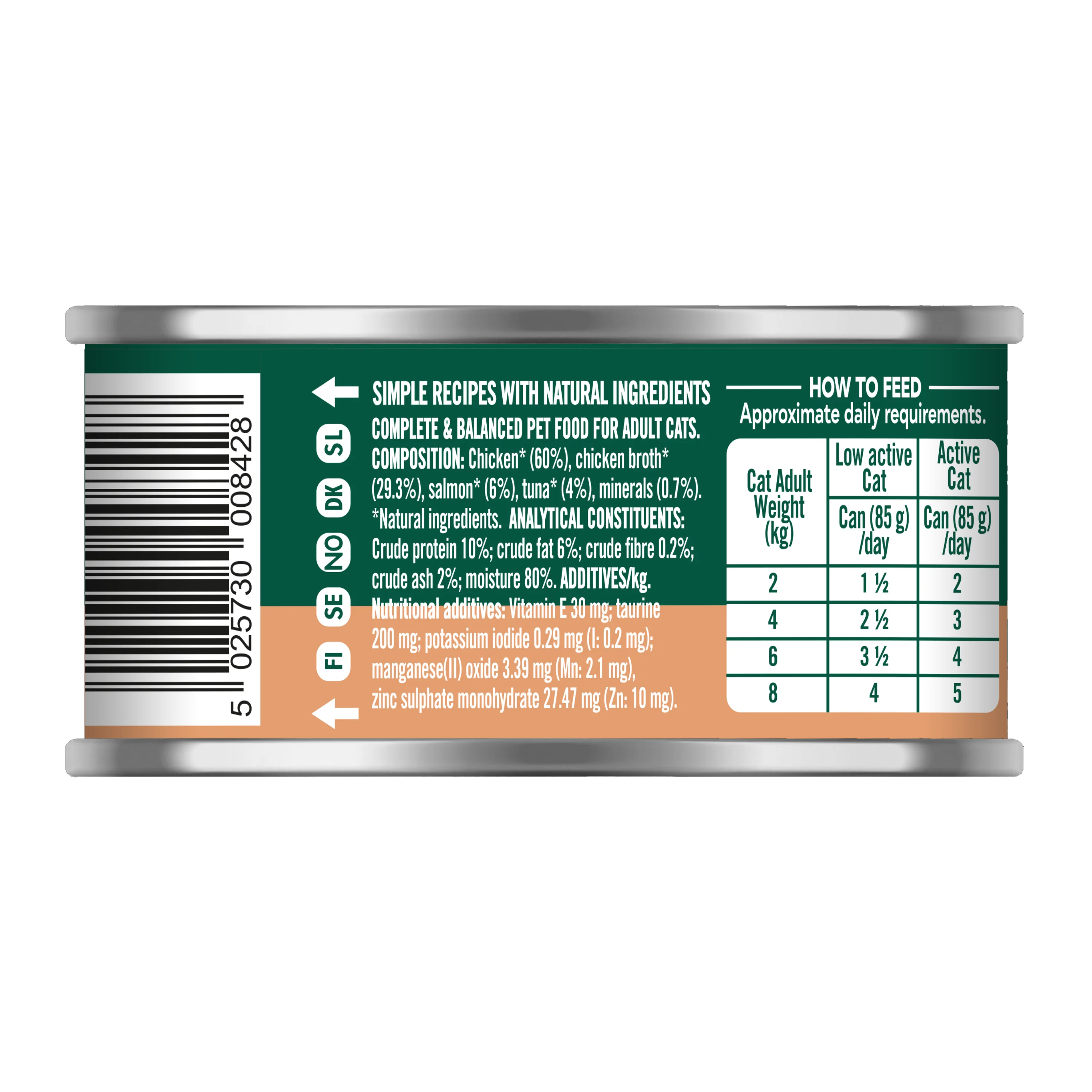 Natures Menu Cat - Can Adult Chicken, Salmon & Tuna 85g - Image 3