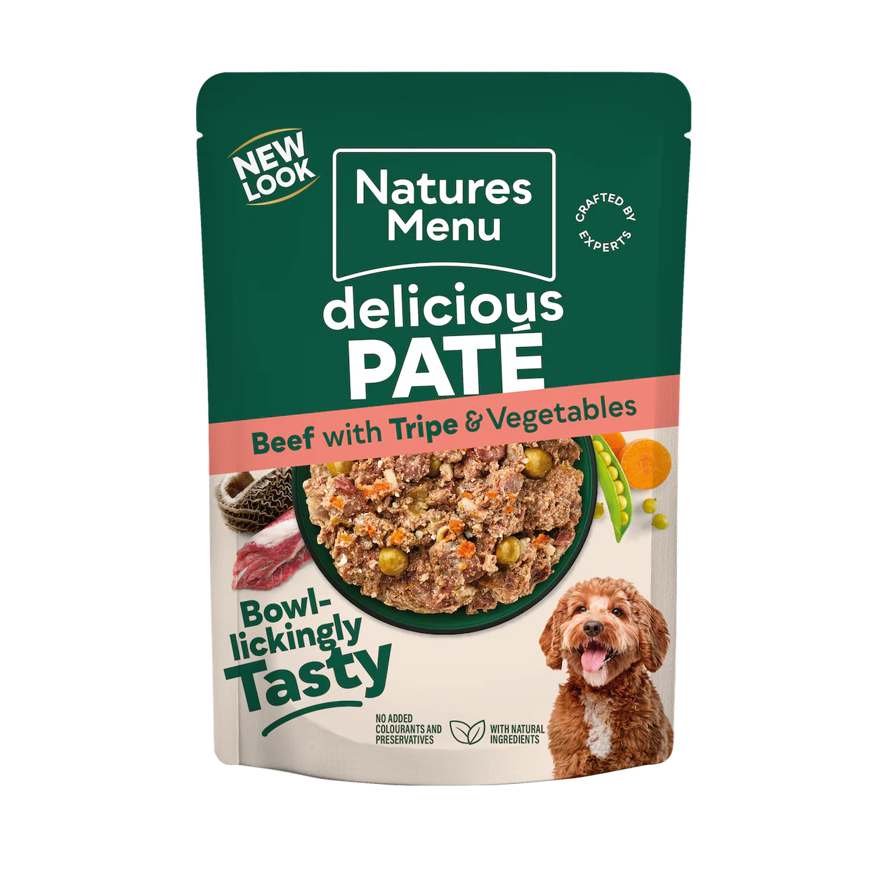 Natures Menu Dog - Adult Pouch Box Beef With Tripe & Vegetables 8x300g - Image 4