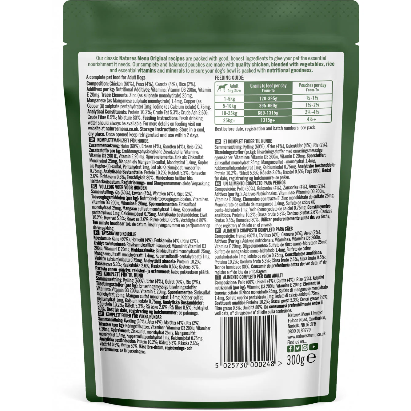 Natures Menu Dog - Adult Pouch Box Chicken With Vegetables 8x300g - Image 3