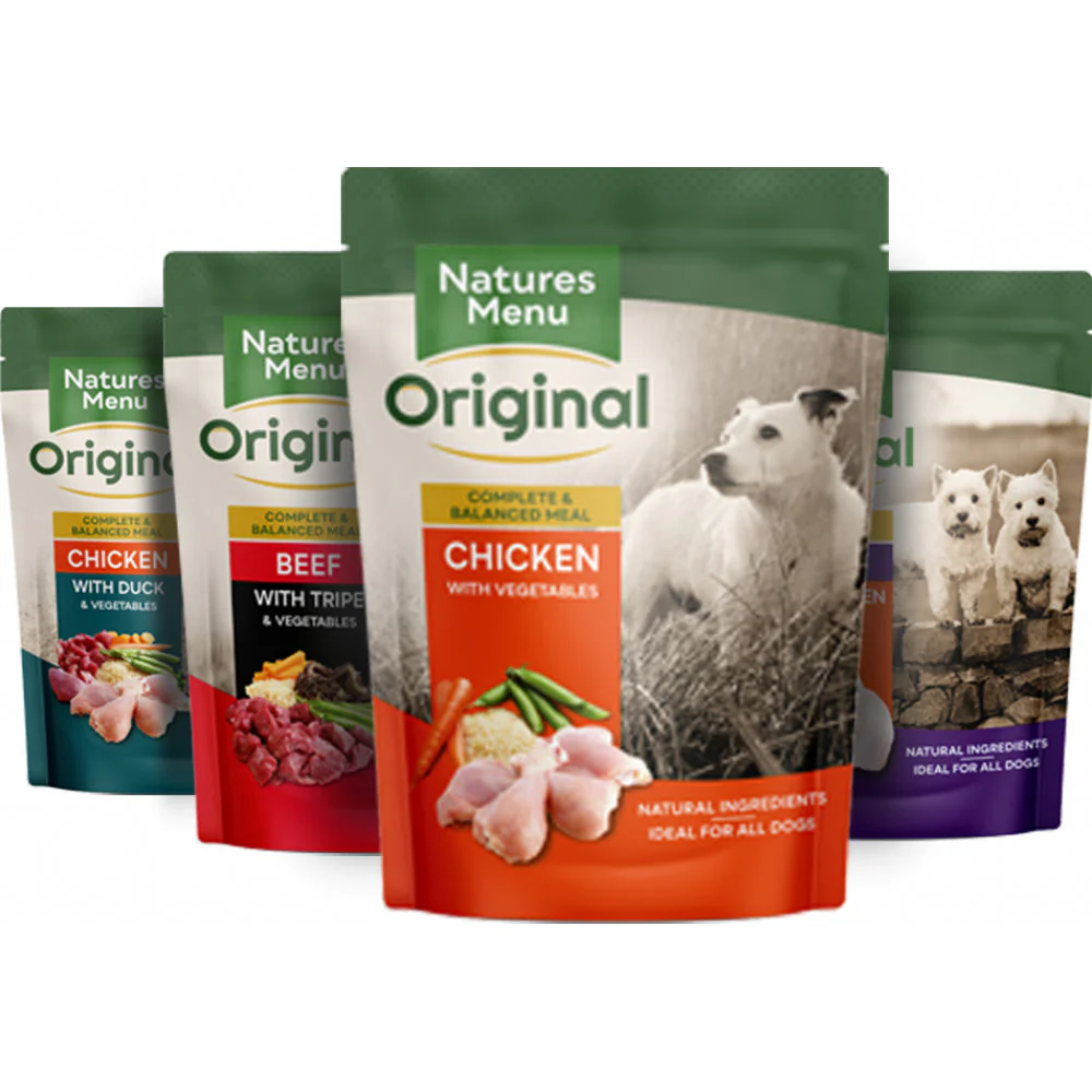 Natures Menu Dog - Adult Pouch Box Multipack 8x300g - Image 2