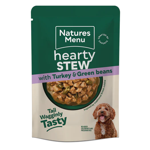 Natures Menu Dog - Chicken, Turkey, Beef & Salmon Stews Pouches 12x100g - Image 5