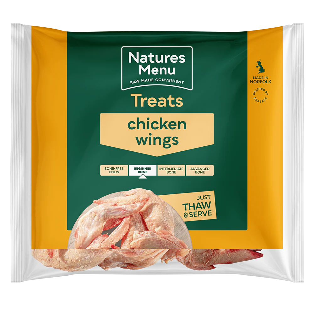 Natures Menu Dog - Natural Raw Treats Chicken Wings 1kg