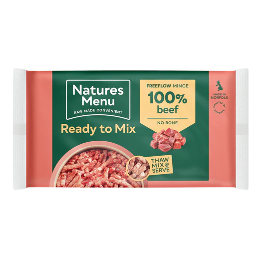 Natures Menu Dog - Frozen Freeflow Mince Beef 2kg