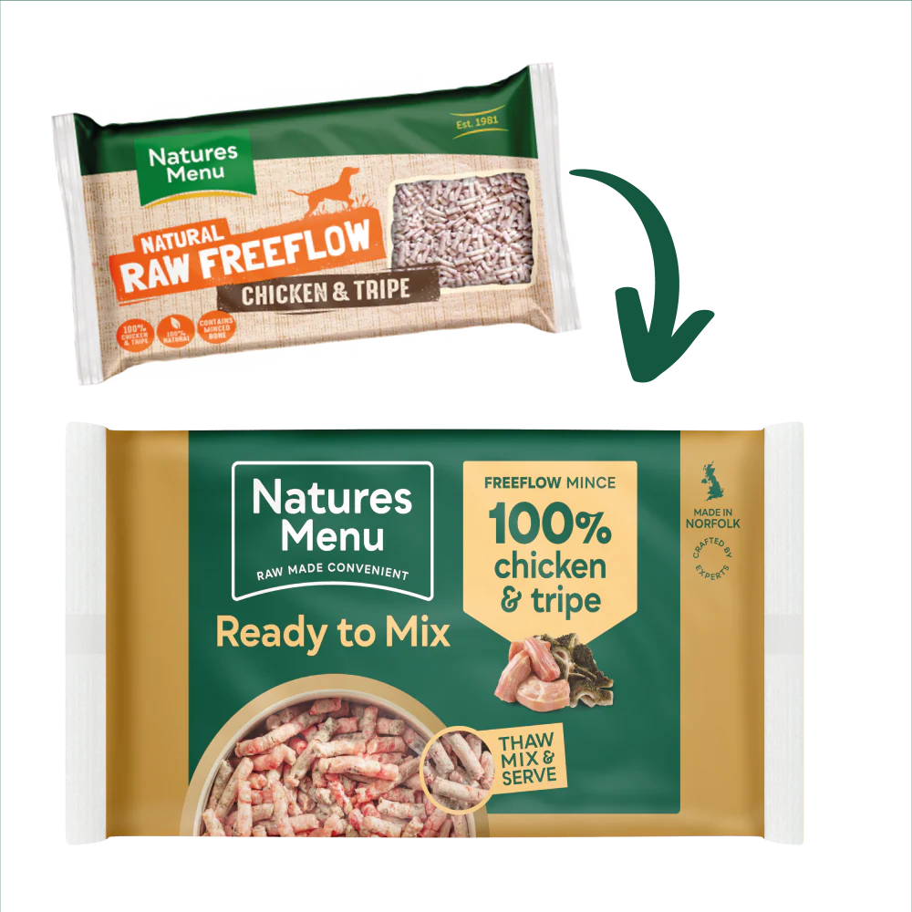 Natures Menu Dog - Frozen Freeflow Mince Chicken & Tripe 2kg - Image 4