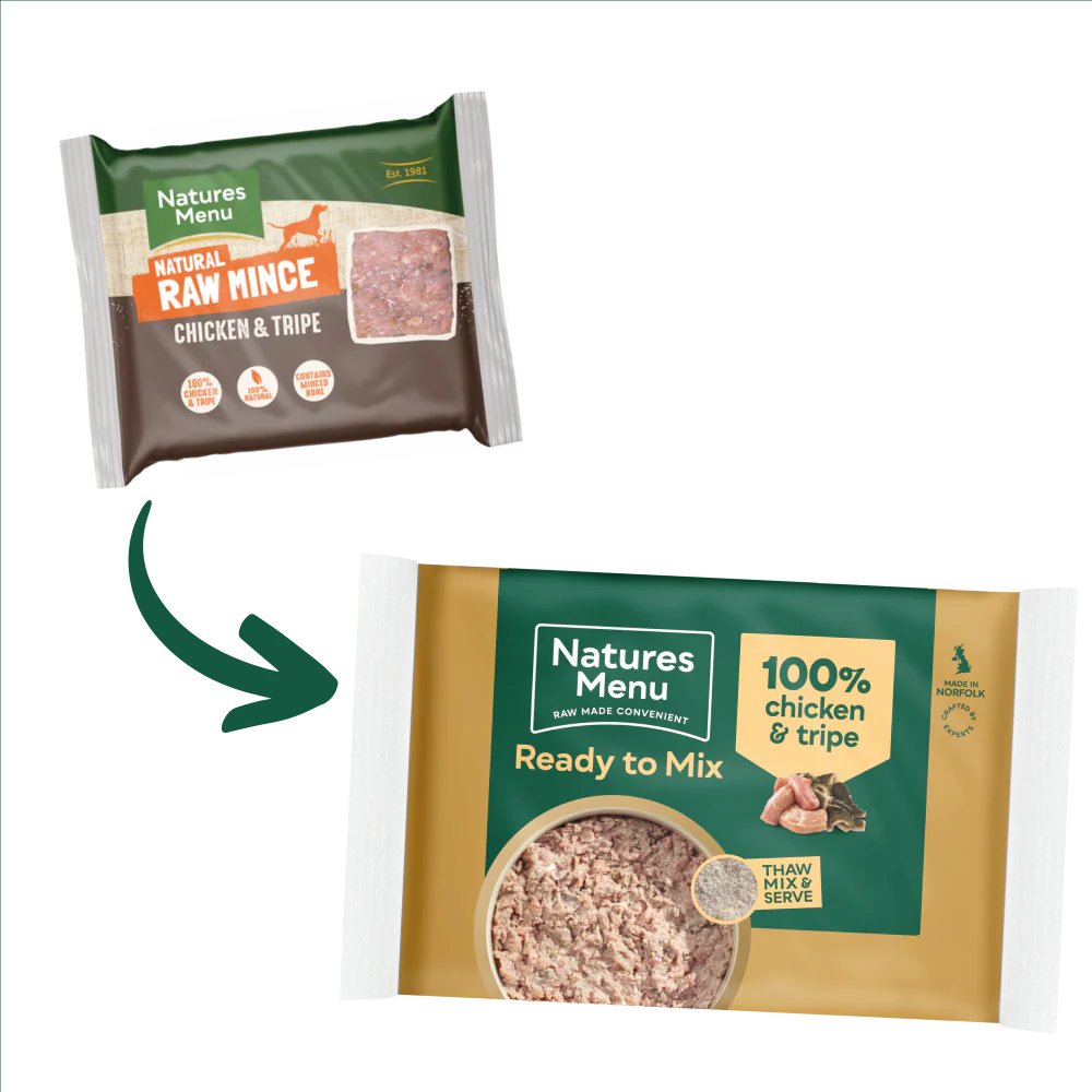 Natures Menu Dog - Frozen Just Mince Chicken & Tripe 400g - Image 4