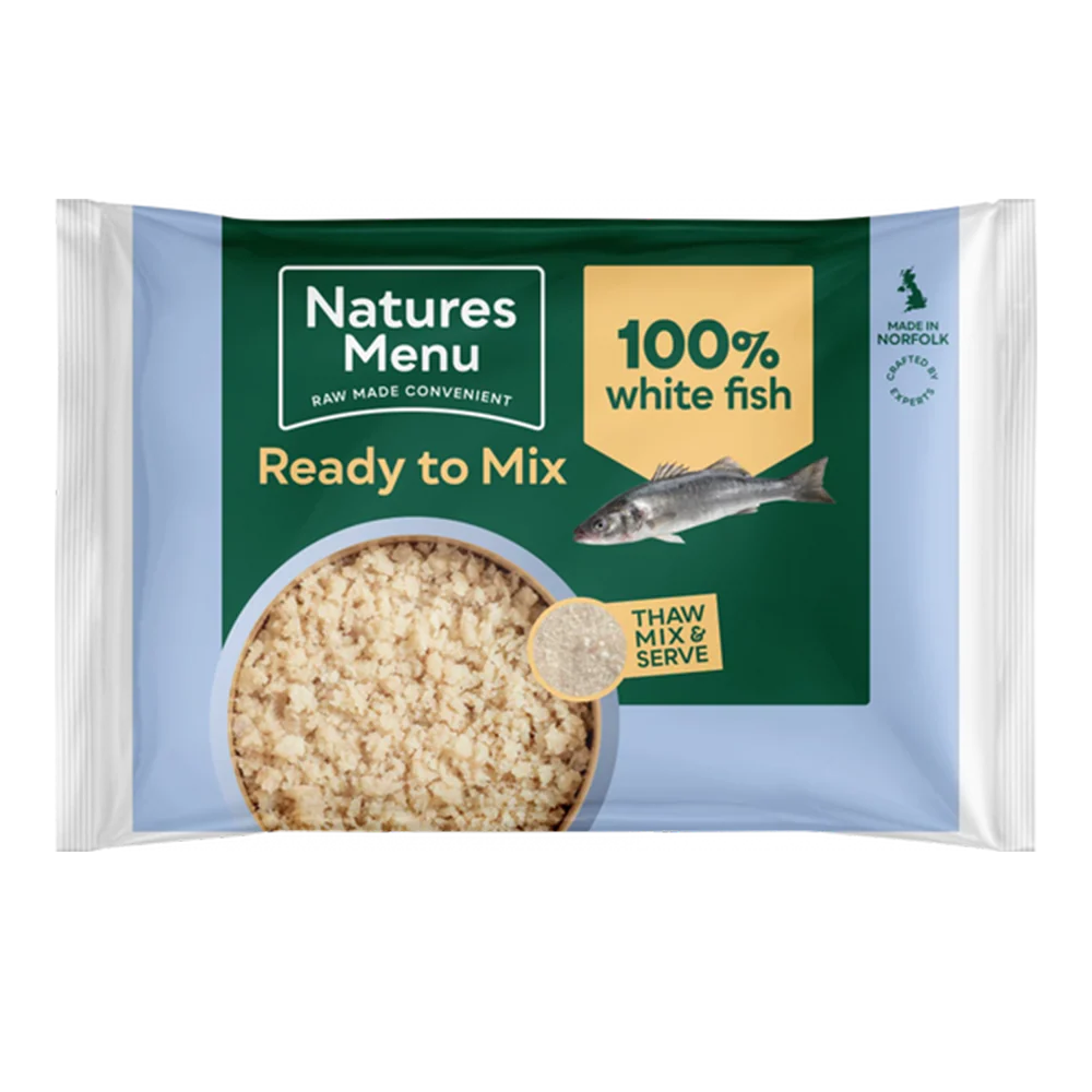 Natures Menu Dog - Frozen Just White Fish 400g