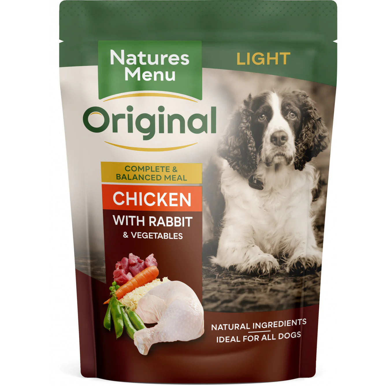 Natures Menu Dog - Light Adult Pouch Box Chicken With Rabbit 8x300g - Image 2
