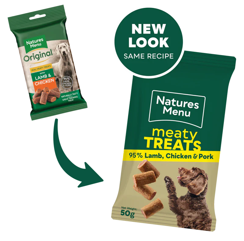 Natures Menu Dog - Meaty Treats Lamb, Chicken & Pork 50g - Image 2