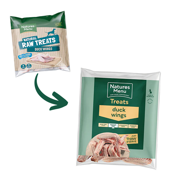 Natures Menu Dog - Natural Raw Treats Duck Wings 6 pack - Image 3