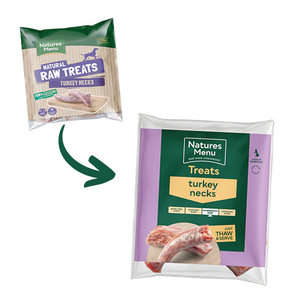 Natures Menu Dog - Natural Raw Treats Turkey Necks 2 pack - Image 3
