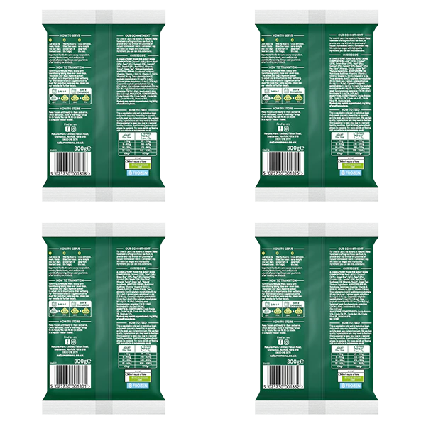 Natures Menu Dog - Complete & Balanced 60/40 Meat Selection Block Multipack 12x300g - Image 2