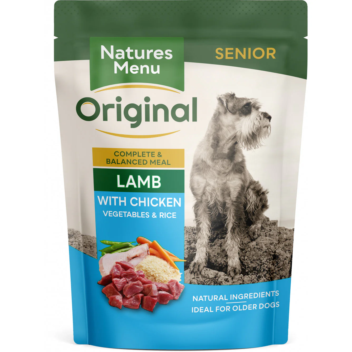 Natures Menu Dog - Senior Pouch Box Lamb With Chicken 8x300g - Image 2