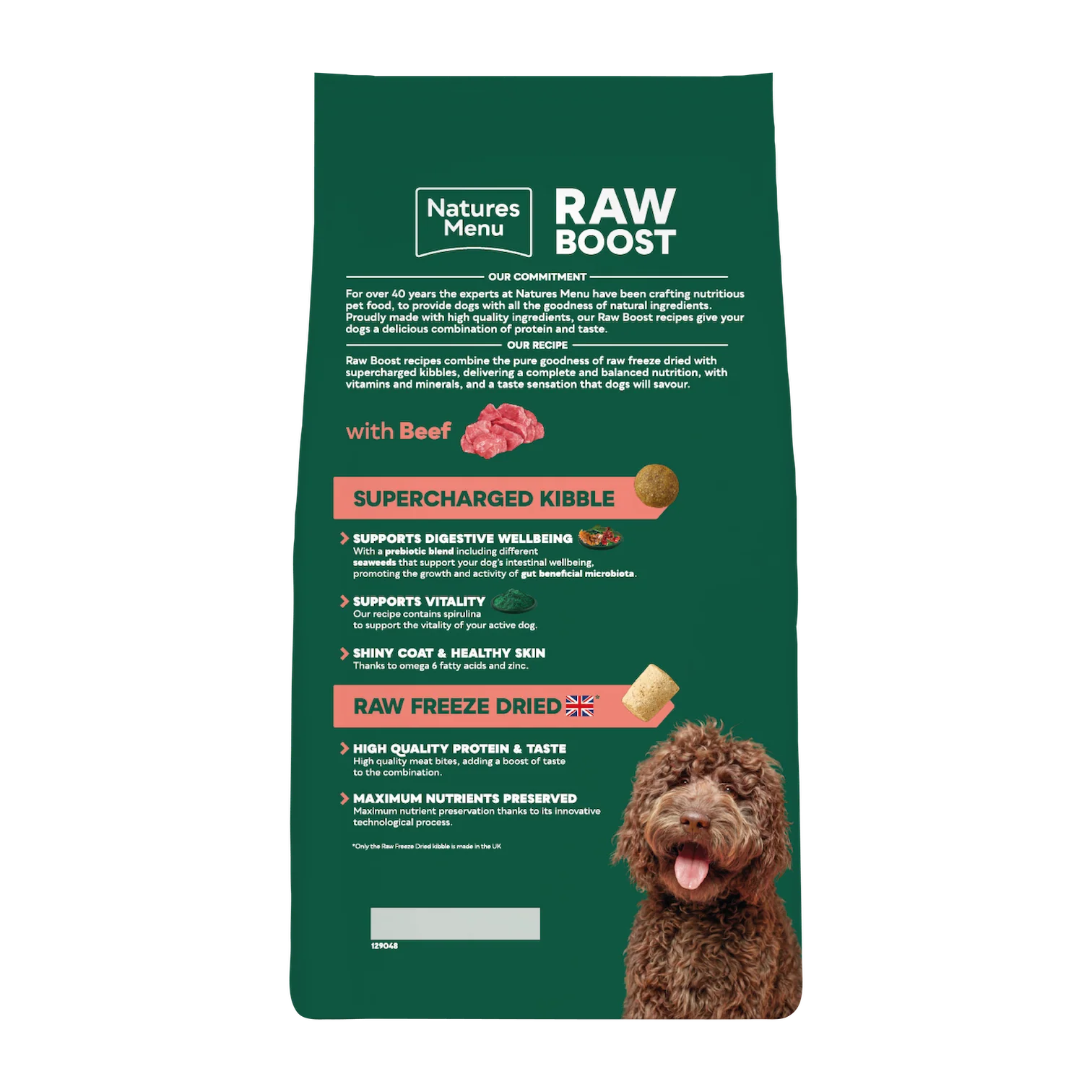 Natures Menu Dog - Raw Boost Beef with Grain 3kg - Image 3