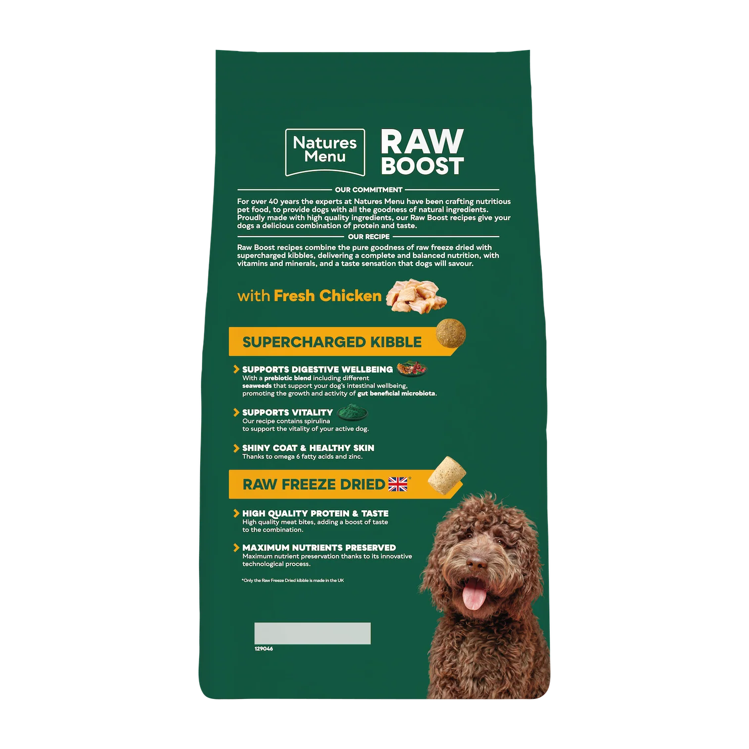 Natures Menu Dog - Raw Boost Chicken with Grain 3kg - Image 3
