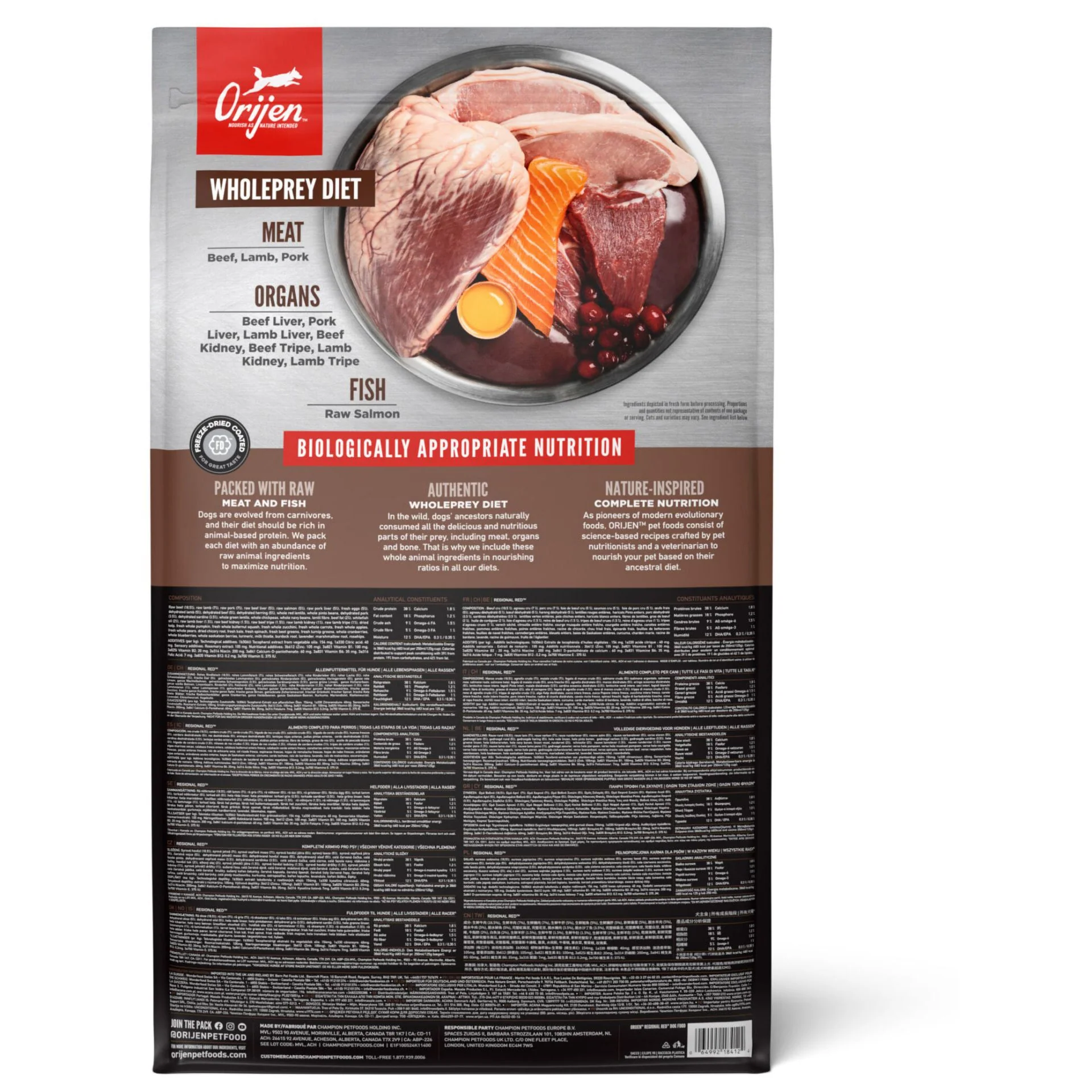 Orijen Dog - Adult Regional Red 11.4kg - Image 2