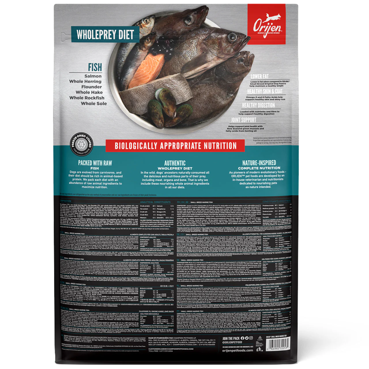 Orijen Dog - Small Breed Marine Fish 1.8kg - Image 2
