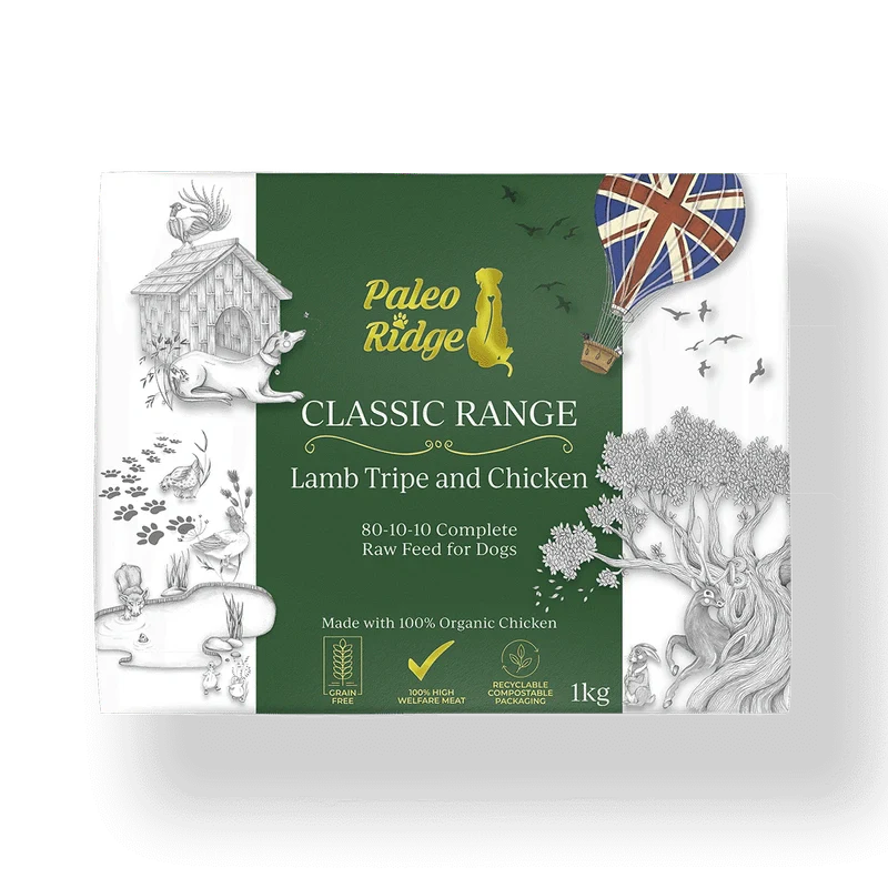 Paleo Ridge Classic Lamb Tripe & Chicken 1kg