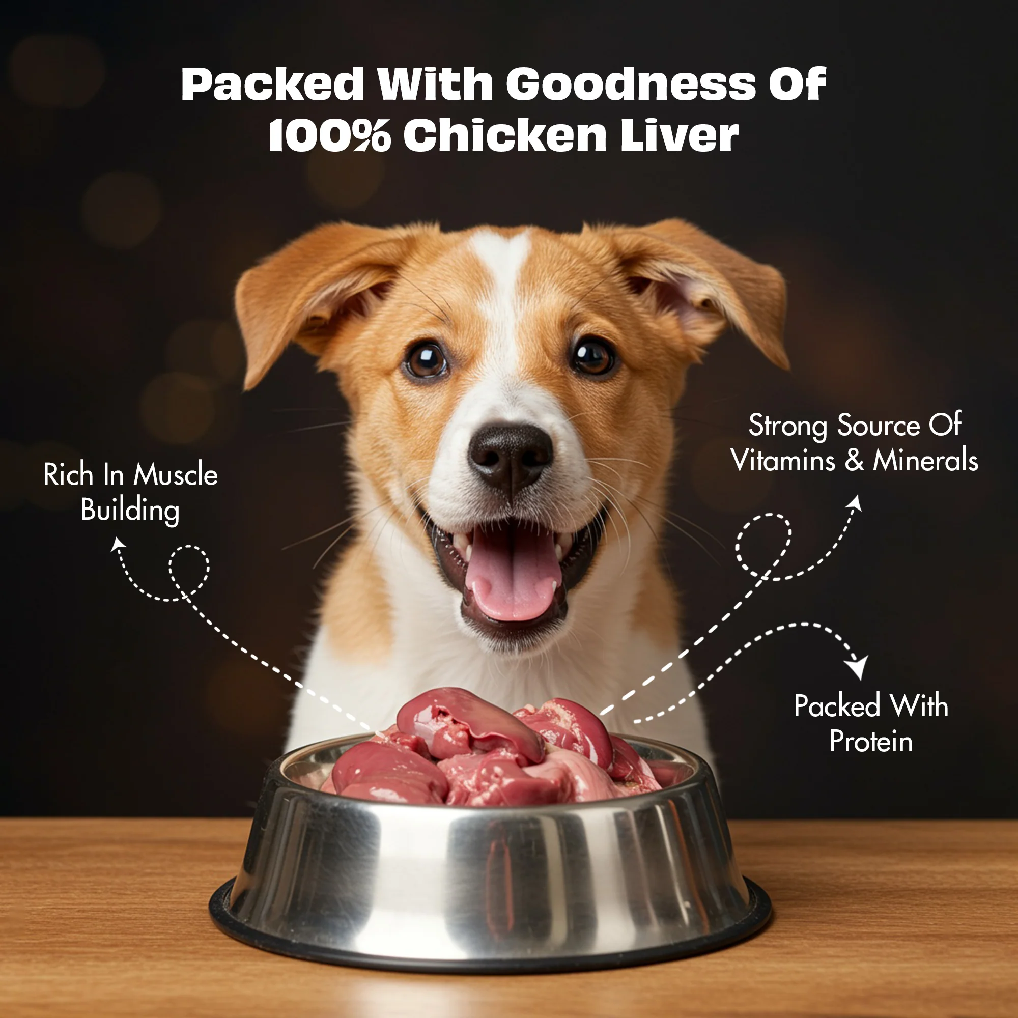 Pawfect Nature's Feast Freeze Dried Dog Treats Chicken Liver 200g - Image 3