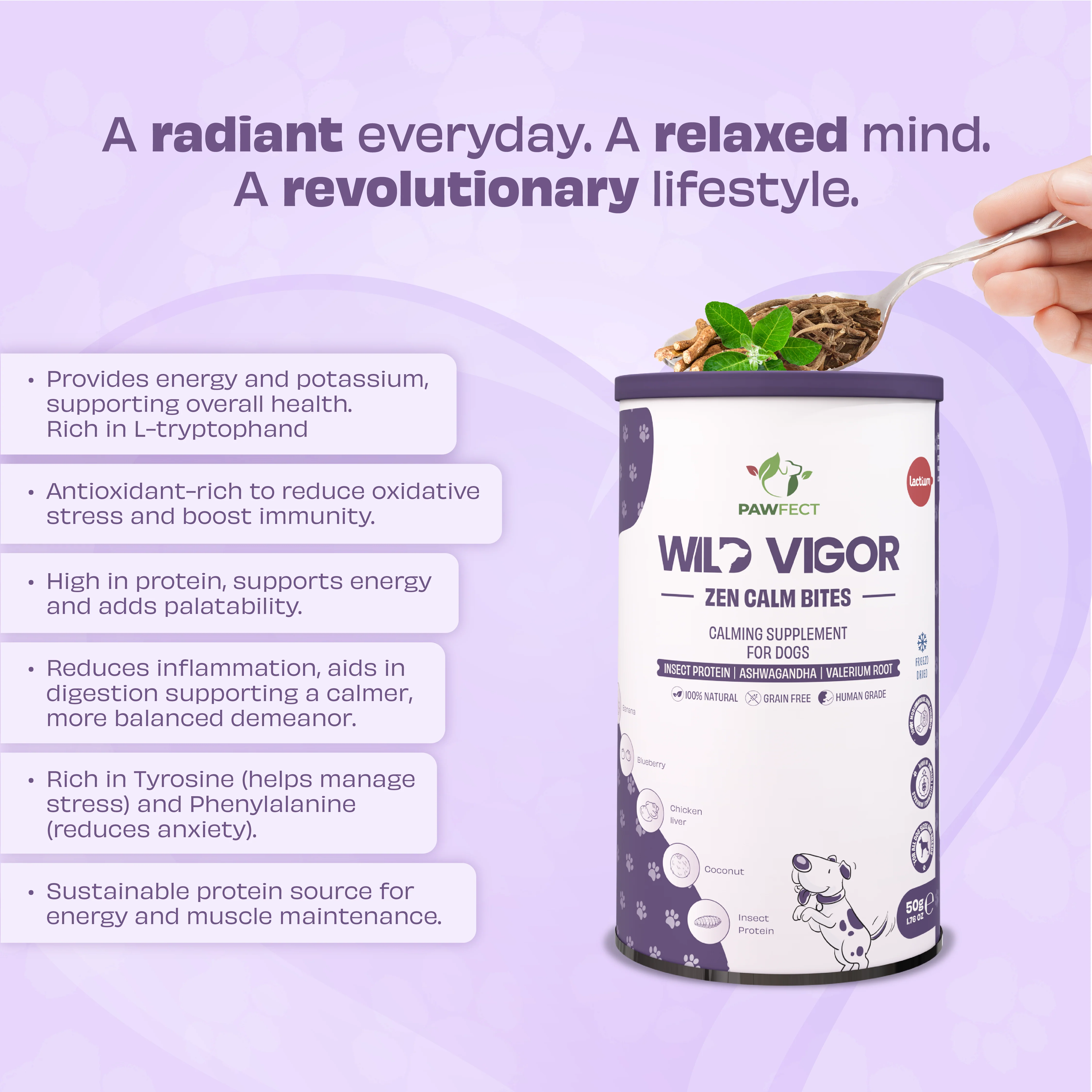 Pawfect Wild Vigor Zen Calm Bites 70g - Image 2