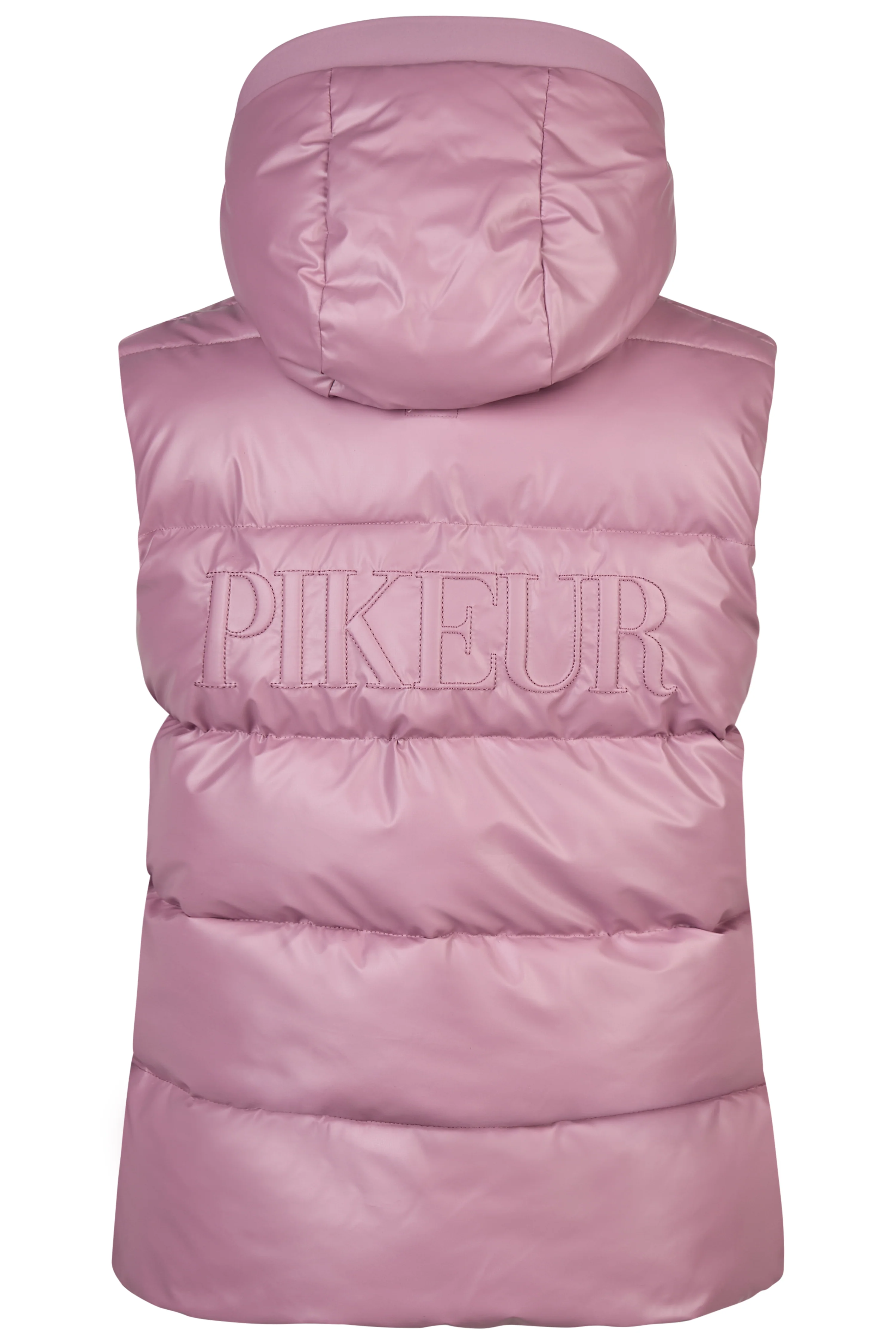 Pikeur Quilted Vest 8004 Athleisure Berry Blush - Image 3