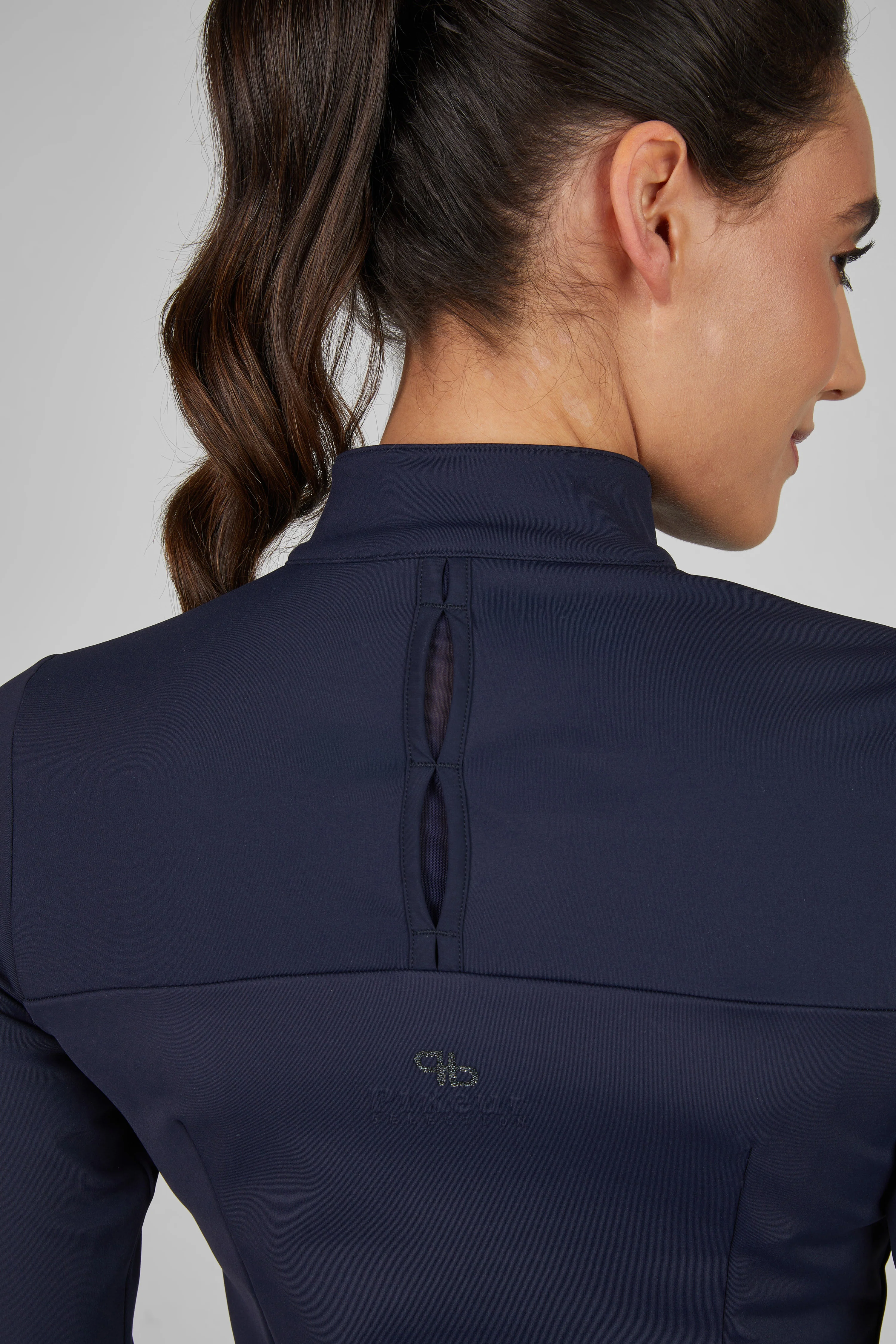 Pikeur Zip Shirt 8284 Selection Night Blue - Image 2
