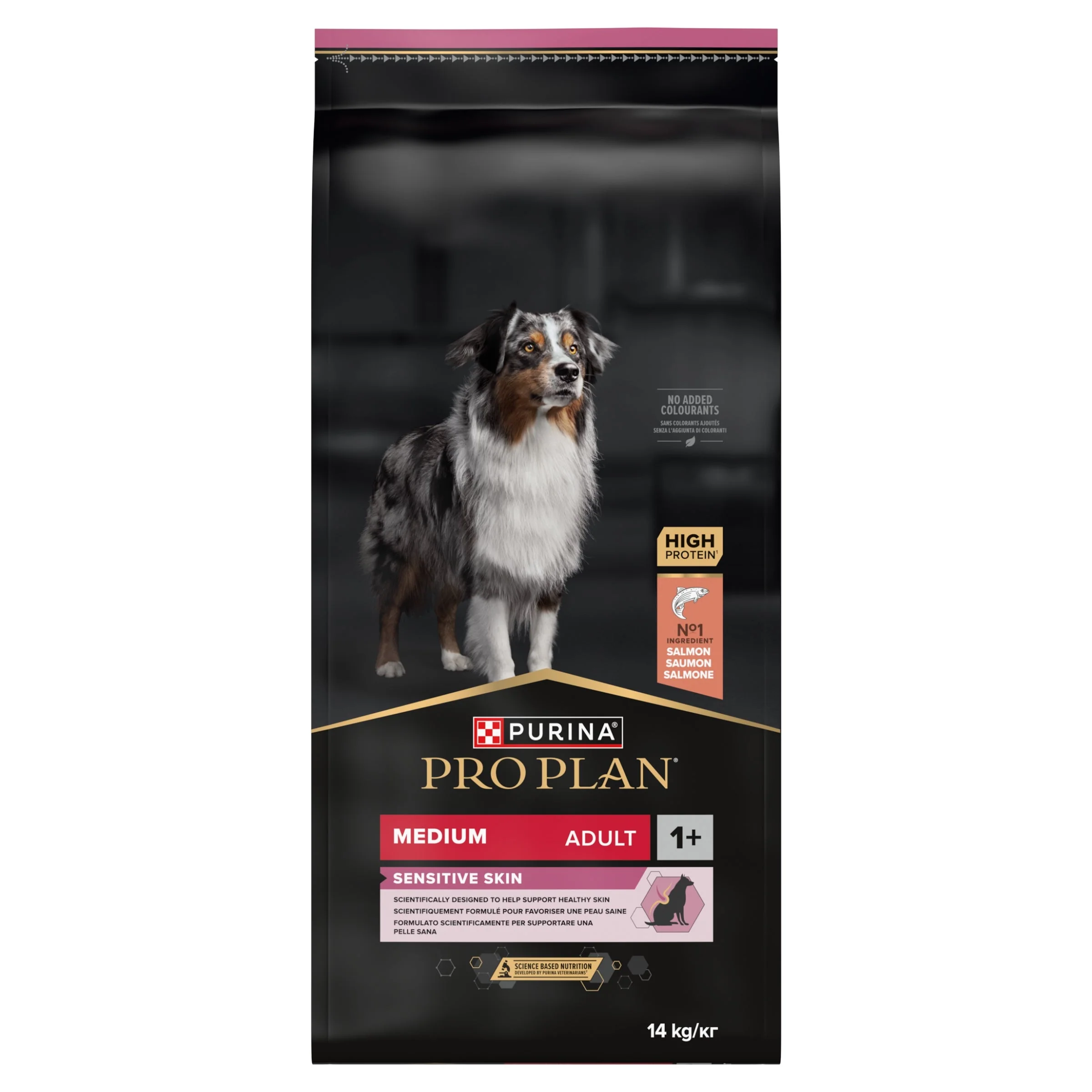 Pro Plan Dog - Adult Medium Sensitive Skin Salmon & Rice 14kg - Image 2
