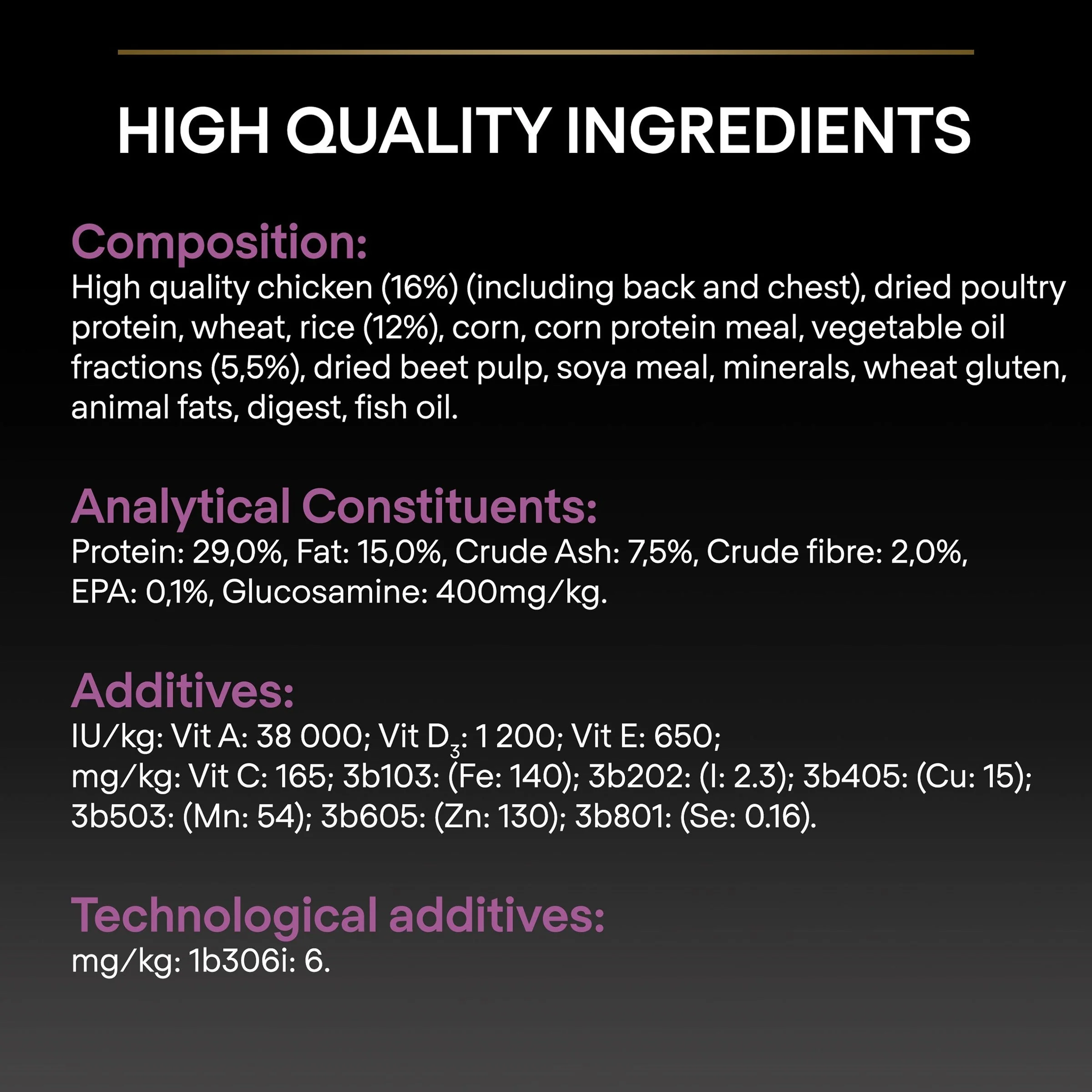 Pro Plan Dog - Adult 7+ Medium & Large Age Defence Chicken & Rice 14kg - Image 2