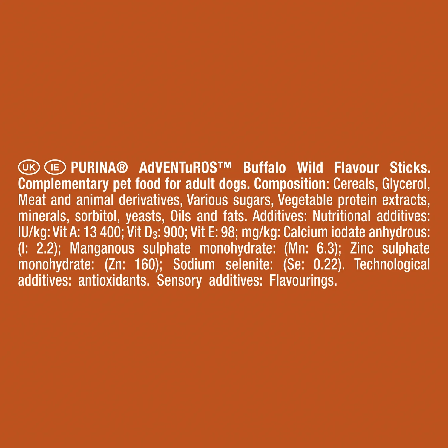 Purina Adventuros Sticks Buffalo Flavour 120g - Image 3