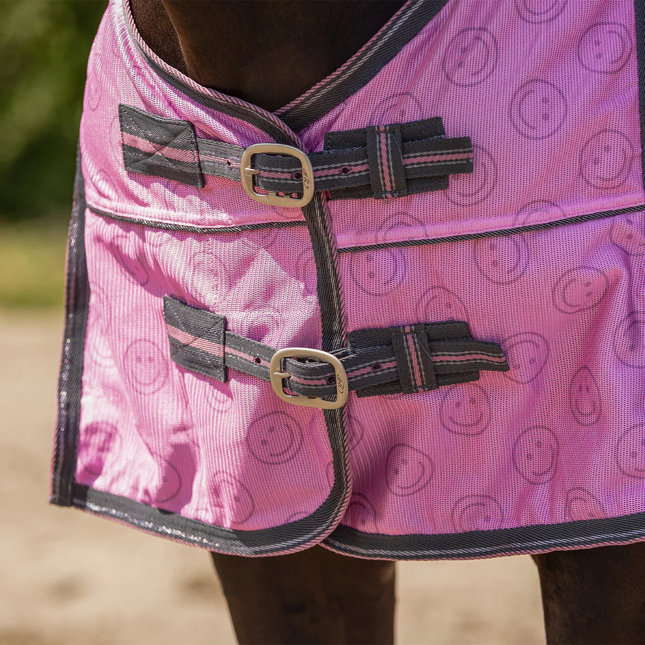 QHP Fly Sheet Collection With Neck And Hood Cheery Pink - Image 5
