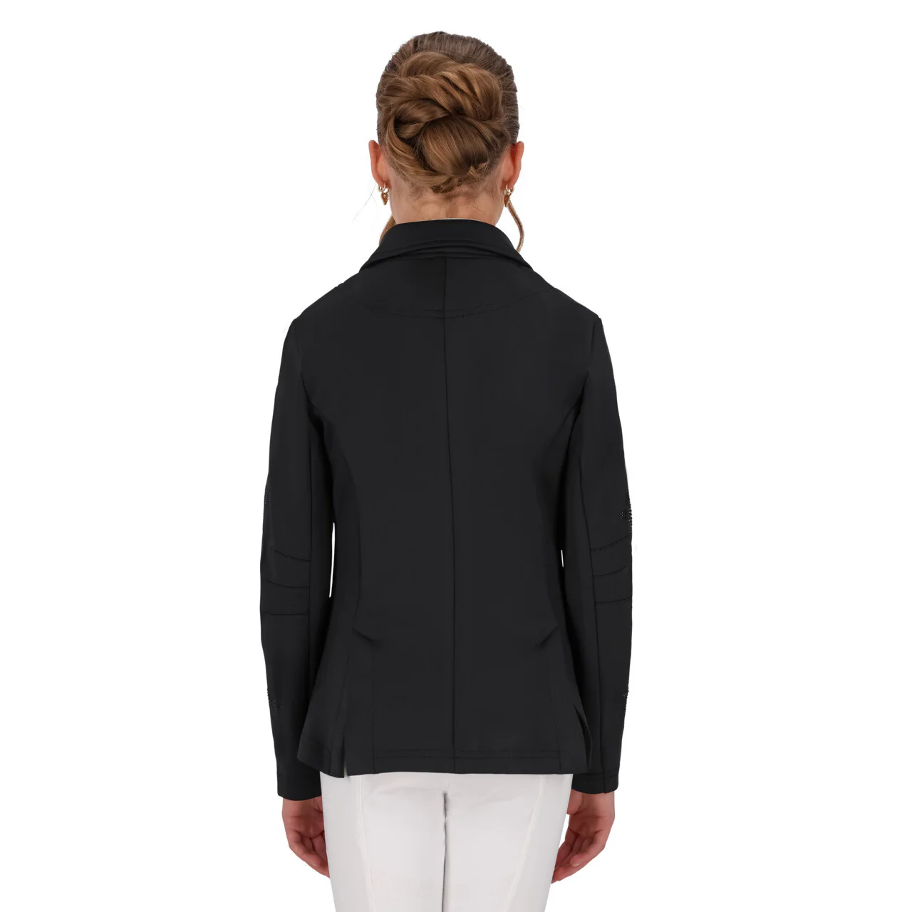 QHP Junior Competition Jacket Jipp Black - Image 2