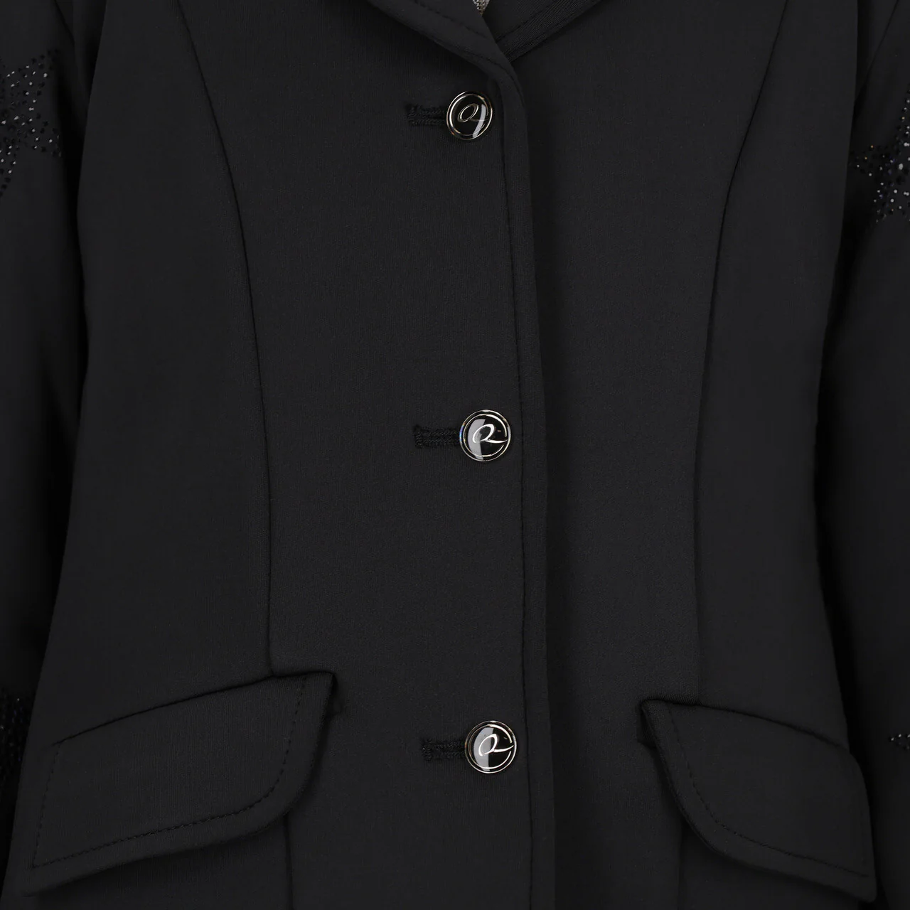 QHP Junior Competition Jacket Jipp Black - Image 3