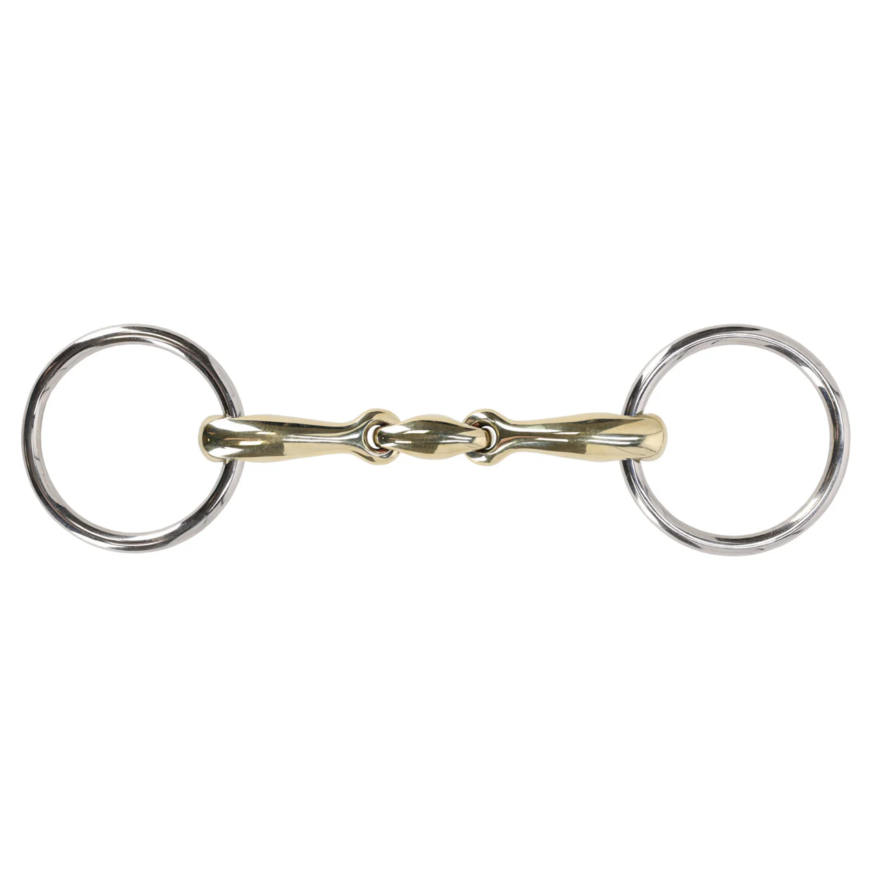 QHP Loose Ring Bit Anatomical Double Jointed Argentan