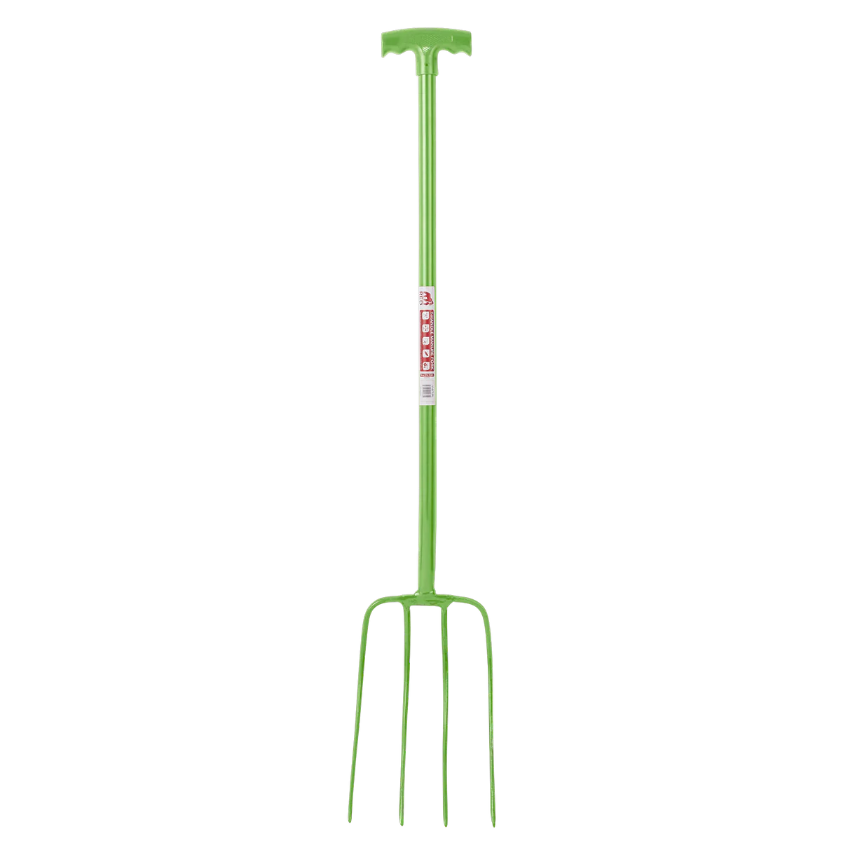 Red Gorilla 4 Prong Manure Fork with T Handle - Image 3