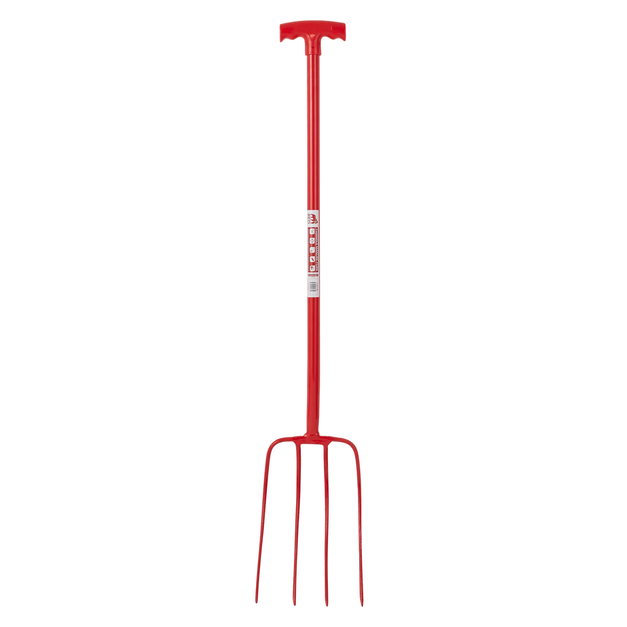 Red Gorilla 4 Prong Manure Fork with T Handle - Image 5