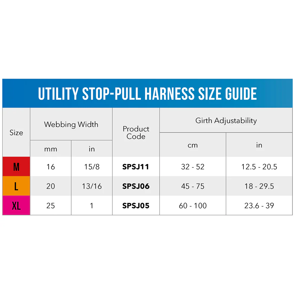Rogz Stop Pull Harness XL Red 60-100cm - Image 2