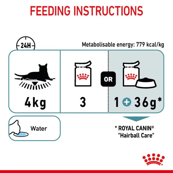 Royal Canin Cat - Pouch Box Hairball Care In Gravy 12x85g - Image 2