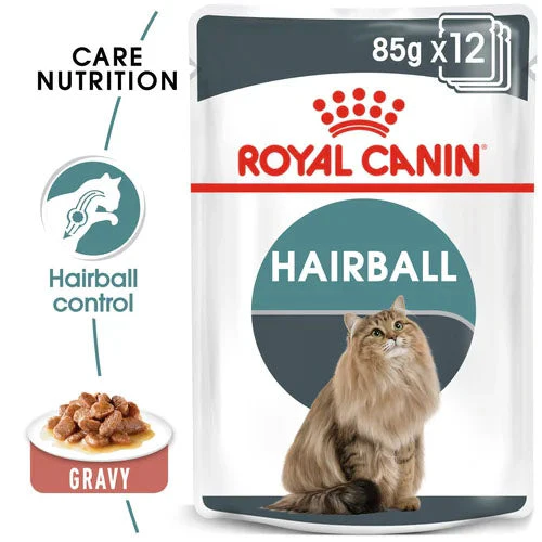 Royal Canin Cat - Pouch Box Hairball Care In Gravy 12x85g - Image 3