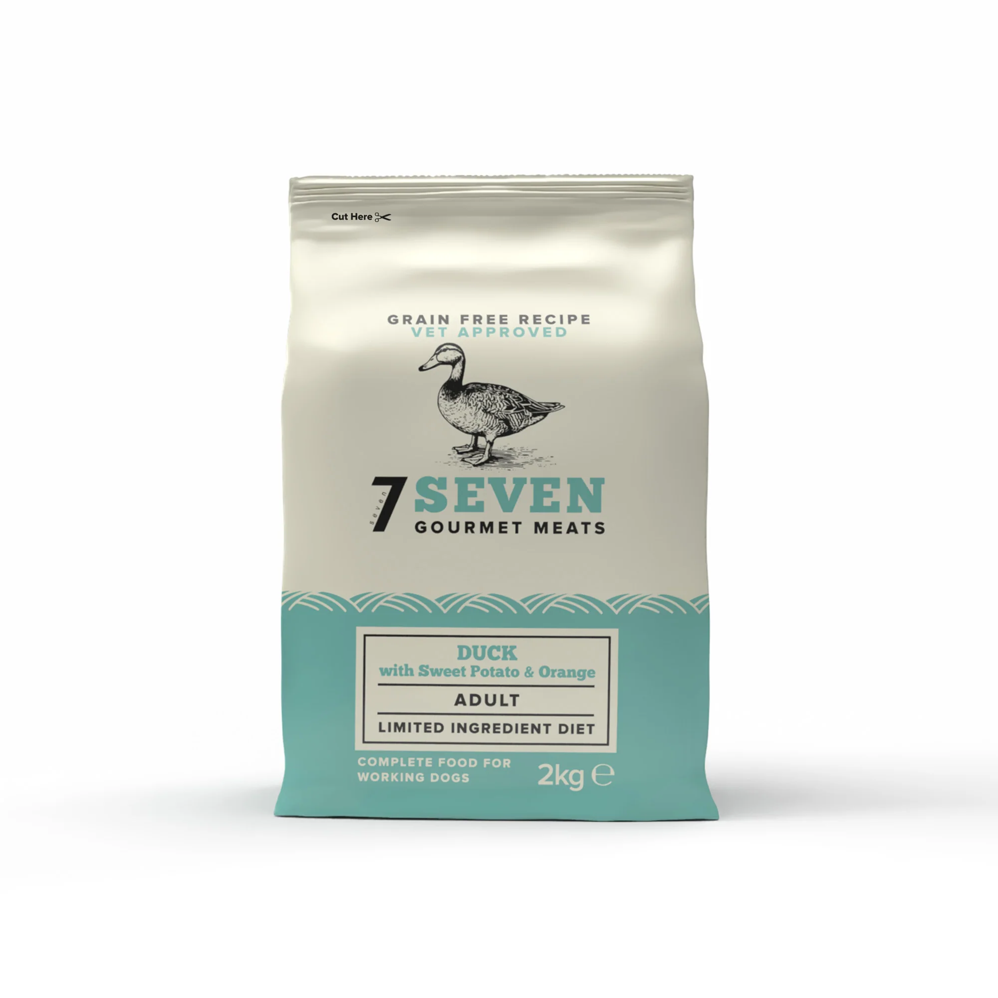 Seven Dog - Adult Duck with Sweet Potato & Orange Grain Free 2kg