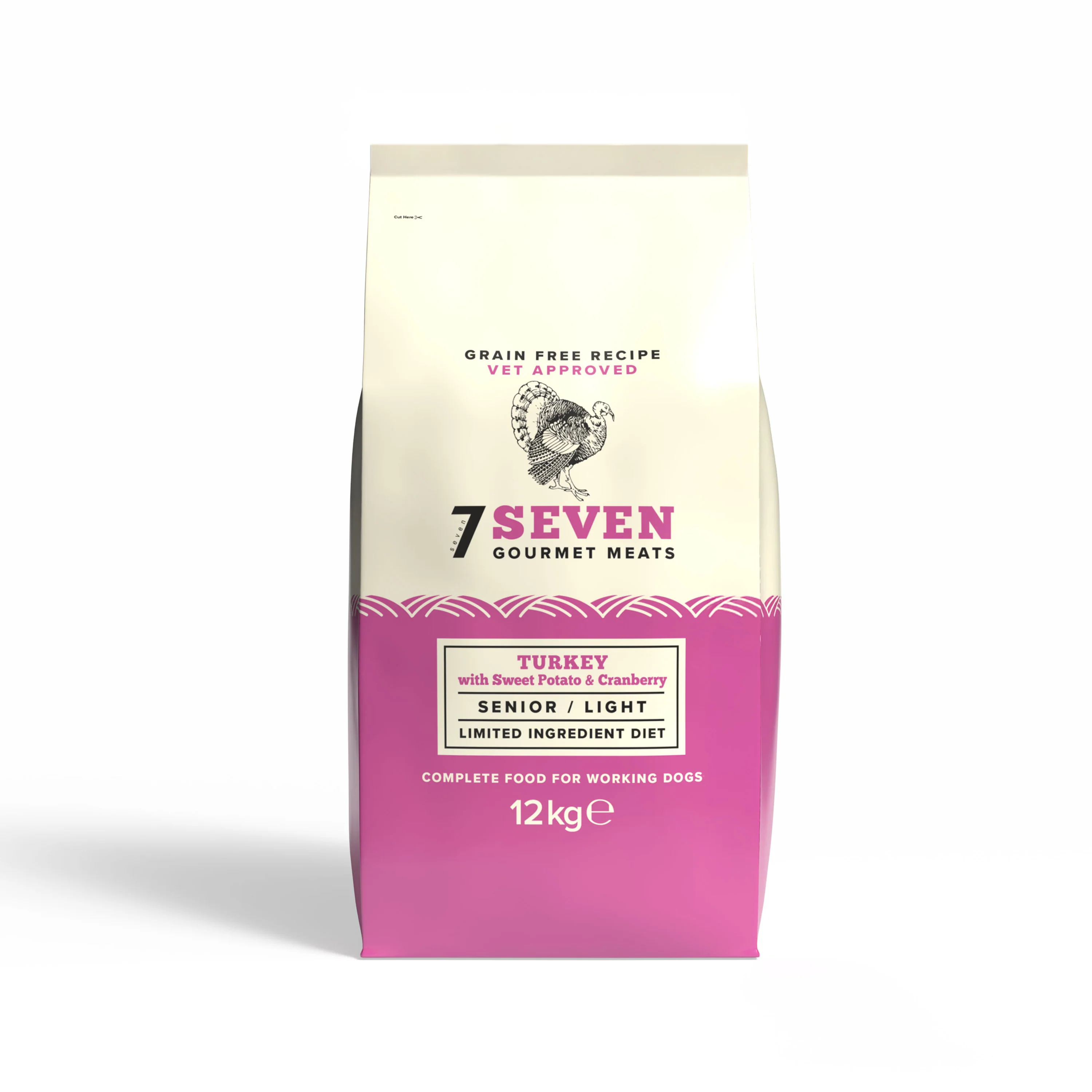 Seven Dog - Senior / Light Turkey with Sweet Potato & Cranberry Grain Free 12kg