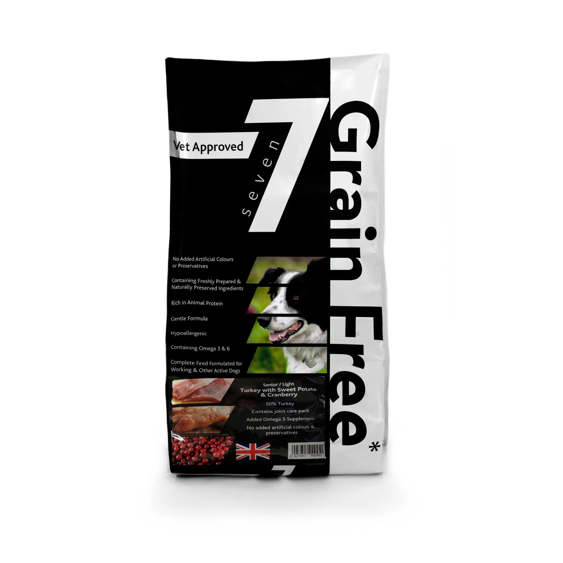 Seven Dog - Senior / Light Turkey with Sweet Potato & Cranberry Grain Free 12kg - Image 2