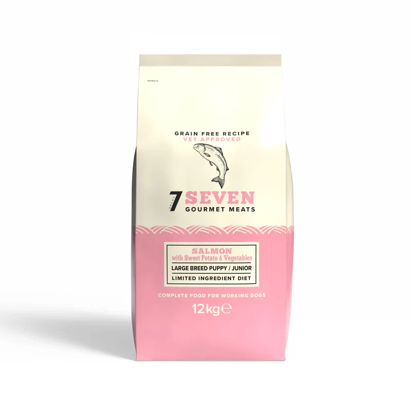 Seven Puppy - Large Breed Salmon with Sweet Potato & Vegetable Grain Free 12kg