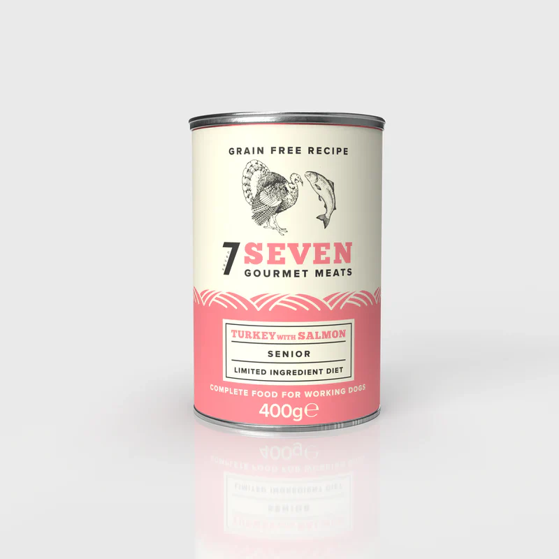 Seven Dog - Senior Turkey & Salmon Grain Free Tin 400g