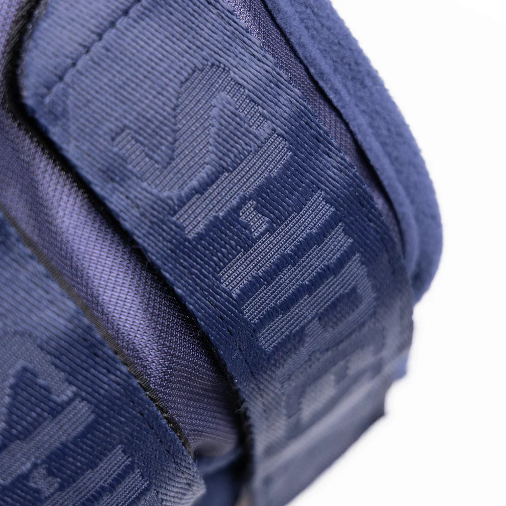 Shires Flyguard Pro Fine Mesh Fly Mask With Ears Navy - Image 5