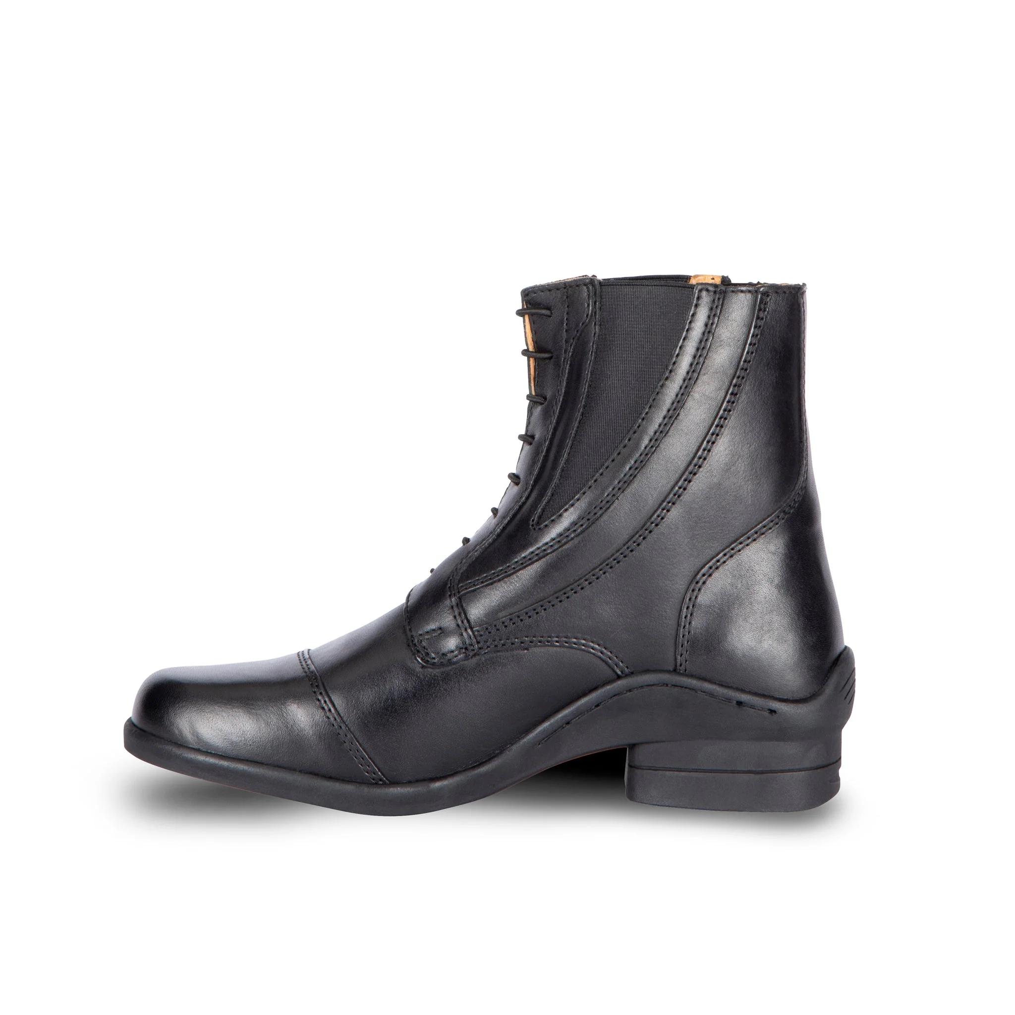 Shires Moretta Alessia Leather Paddock Boots Black - Image 3