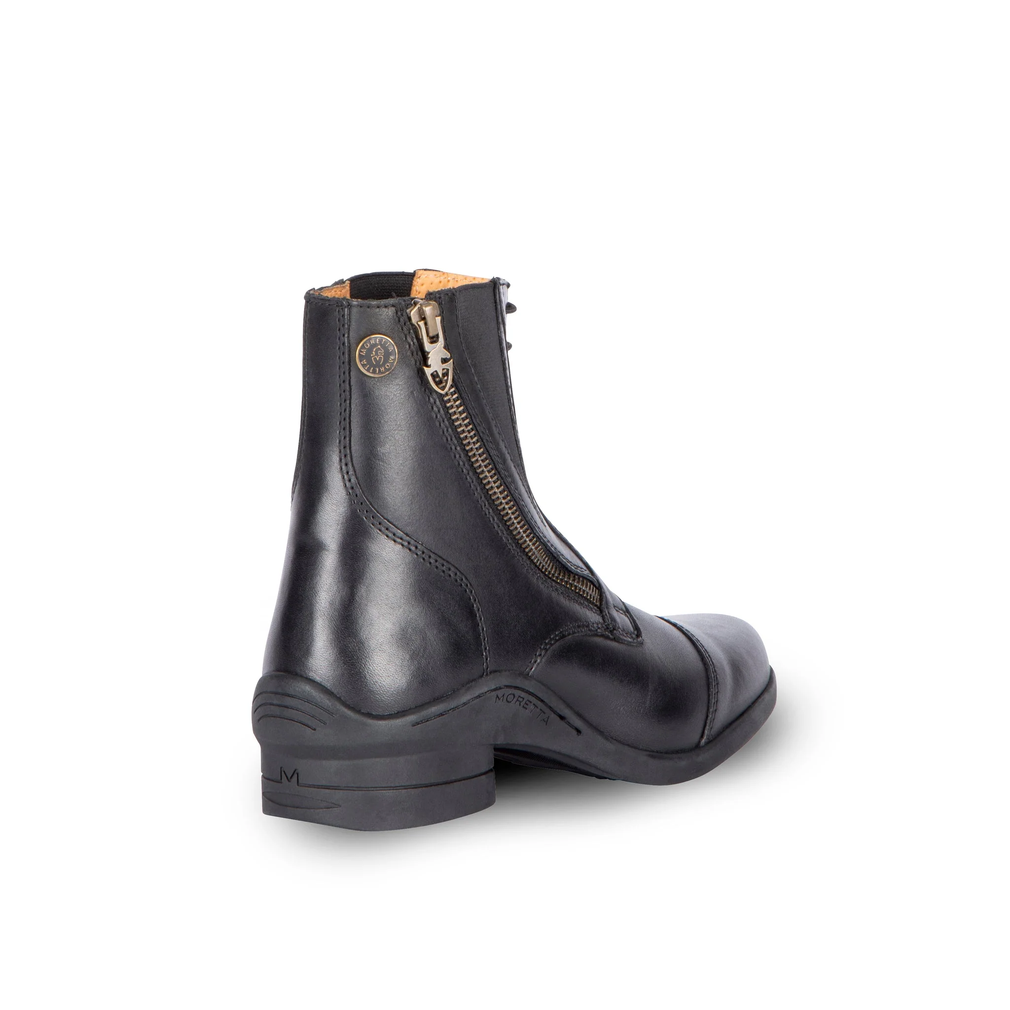 Shires Moretta Alessia Leather Paddock Boots Black - Image 4