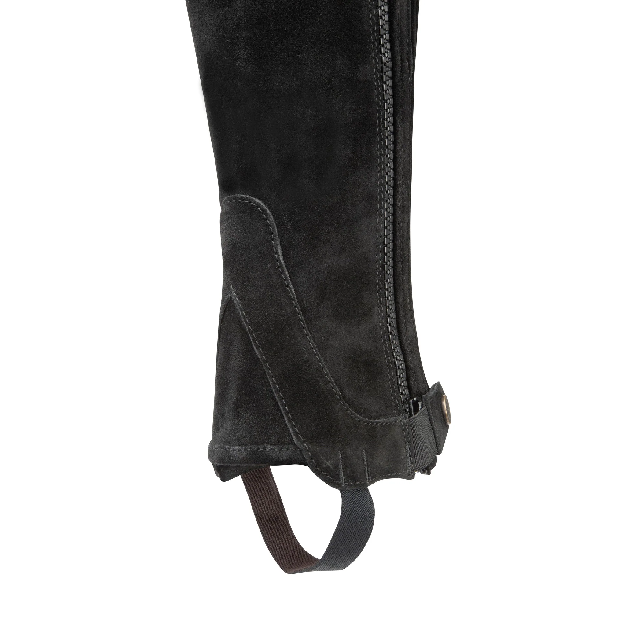 Shires Moretta Suede Half Chaps Adult Black - Image 3