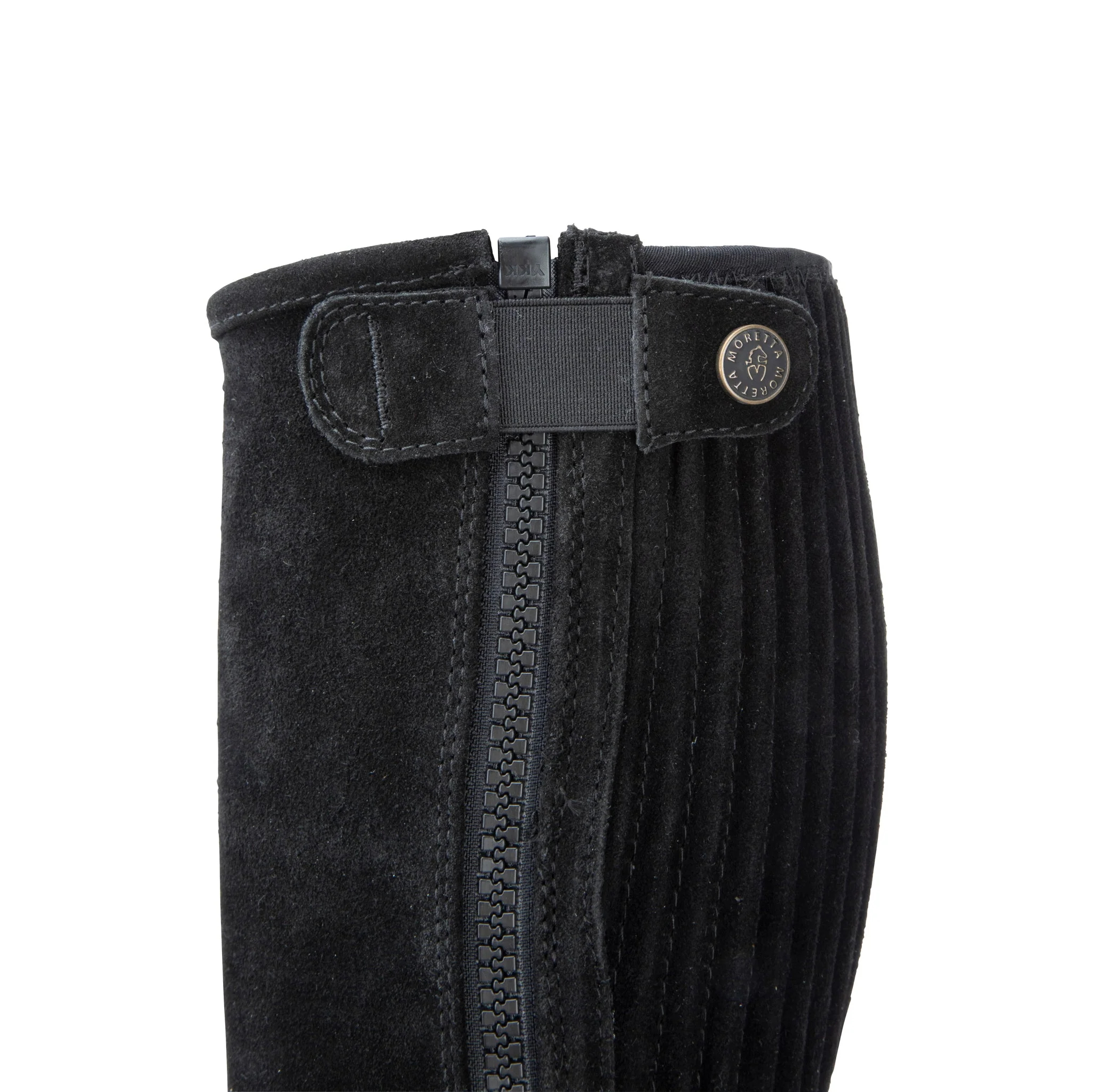 Shires Moretta Suede Half Chaps Adult Black - Image 5