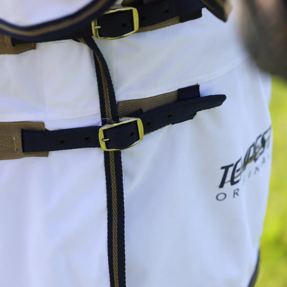 Shires Tempest Original Fly Combo Rug White / Navy - Image 4