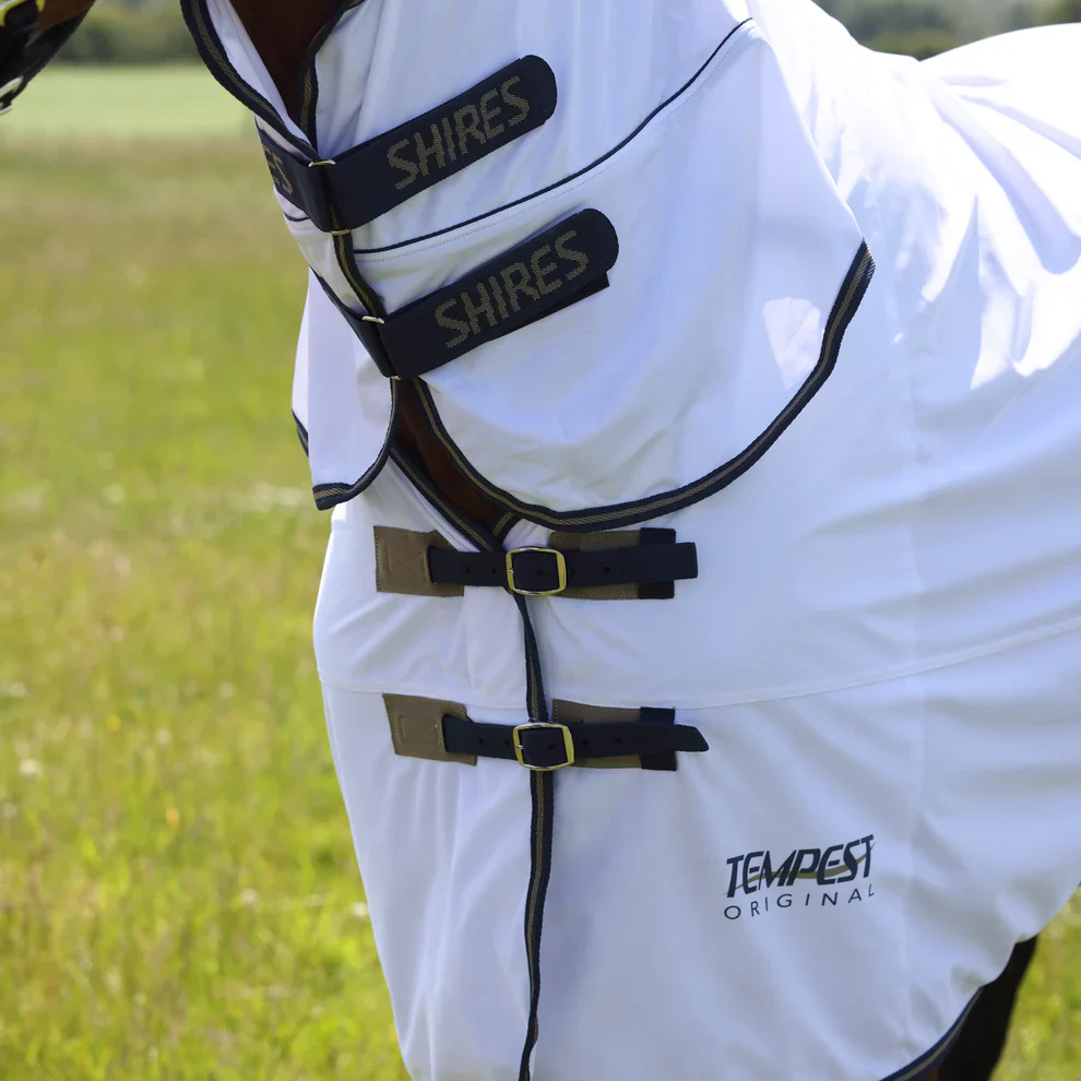 Shires Tempest Original Fly Combo Rug White / Navy - Image 6