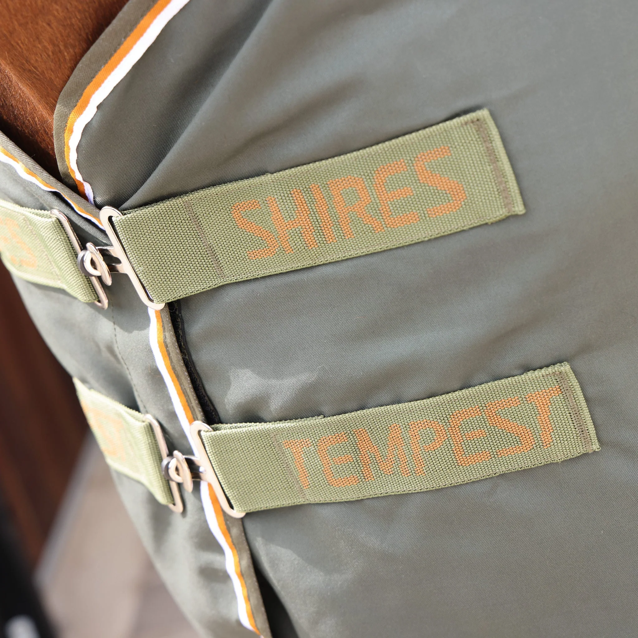 Shires Tempest Original Stable Sheet Khaki - Image 3